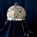 Serbian Emperor Crown of Stefan Uroš IV Dušan Nemanjić (recreated)
