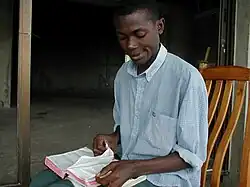 Image 25A Congolese Christian. (from Culture of the Democratic Republic of the Congo)