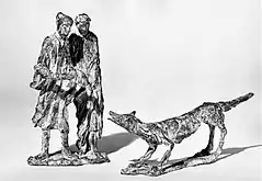 Detail from The Divine Comedy: Dante, Virgil and the Wolf