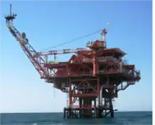 Image 47An offshore platform in the Darfeel Gas Field (from Egypt)