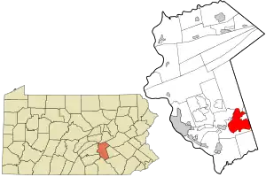 Location in Dauphin County and the U.S. state of Pennsylvania.