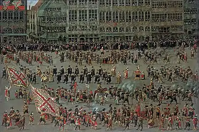 The Ommegang in Brussels on 31 May 1615. The Senior Guilds, by Denis van Alsloot