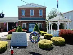 Gilbertsville, Douglass Township Building and War Memorial.