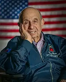 Dr. Guy Stern during his visit to Germany sponsored by the Best Defense Foundation in 2021.