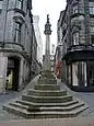 Dunfermline mercat cross, High Street