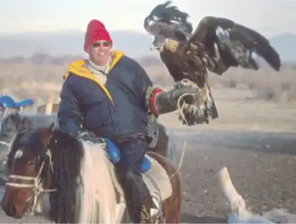 Eagle hunting in Mongolia