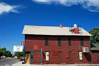 The Echo Saloon in Echo, Oregon. Built in c.1883.