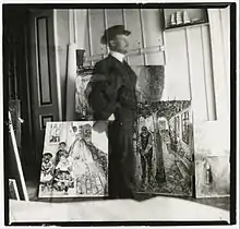 Self-Portrait at 53 Am Strom in Warnemünde, 1907, Munch Museum, Oslo