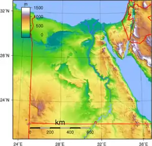 Image 40Egypt's topography (from Egypt)