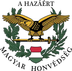 Emblem and flag of the Hungarian Defence Forces
