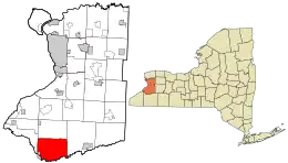 Location in Erie County and the state of New York.