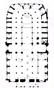Plan of the church