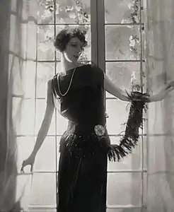 Desiree Lubovska in a dress by Jean Patou, c. 1921