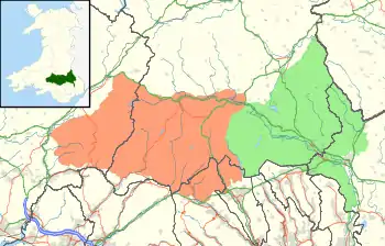 Fforest Fawr Geopark is located in Brecon Beacons