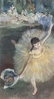 Fin d'Arabesque, with ballerina Rosita Mauri, 1877, Musée d'Orsay, Paris.