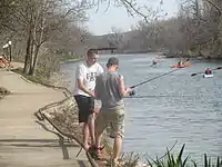 Fishing and kayaking on Medicine Creek (2013)