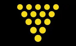 The flag of the Duke of Cornwall