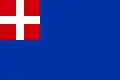 Flag of the Kingdom of Sardinia used in the late 18th century (1783-1802)