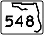 State Road 548 marker