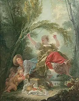 The See-Saw by Jean-Honoré Fragonard