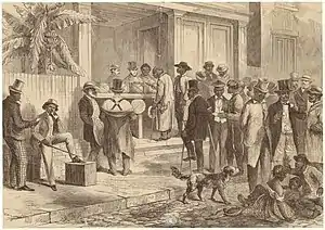 Image 22Freedmen voting in New Orleans, 1867 (from Civil rights movement (1865–1896))