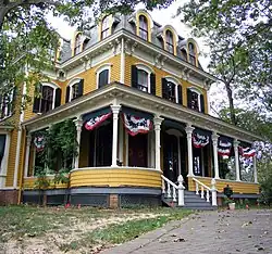 George Taylor House on the corner of Dutch Lane Road and Broadway
