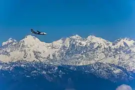Ganesh Mountain Range seen from Chandragiri