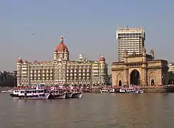 The Gateway, as seen with the Taj Mahal Palace and Tower Hotel