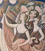 Georges Seurat, 1889–90, Le Chahut, Kröller-Müller Museum (detail)