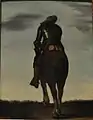 Man on Horseback Seen From Behind, c. 1634 by Gerard ter Borch
