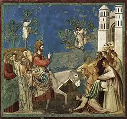 Entry of Christ into Jerusalem Giotto