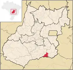 Location in Goiás state