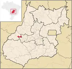 Location in Goiás state