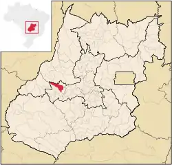Location in Goiás state