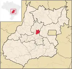 Location in Goiás state