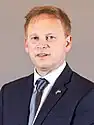 Grant Shapps Official Cabinet Portrait, October 2022 (Sunak ministry, cropped)