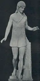 A victress of the Heraean Games, represented near the start of a race, 5th century B.C.