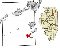 Location of Gardner in Grundy County, Illinois.