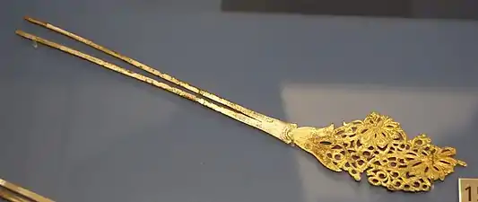 Chinese T'ang dynasty (618–907) hairpin