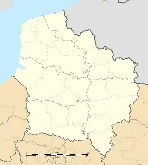 Cambrai is located in Hauts-de-France