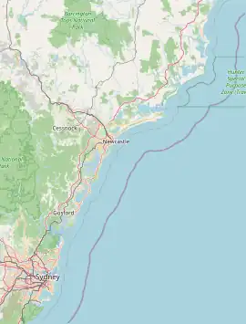 Boolaroo is located in the Hunter-Central Coast Region