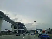 Station outview from LDP Northbound.