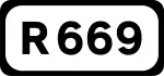 R669 road shield}}