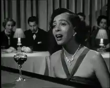 Brooks as the singer of "I Hadn't Anyone Till You" in the film In a Lonely Place (1950)