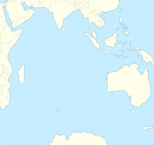 Zond 5 is located in Indian Ocean