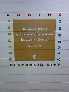 Caring. Honesty. Responsibility. Respect. "For physical training has some value, but Godliness has value for all things." 1 Timothy 4.8.