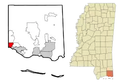 Location of St. Martin, Mississippi