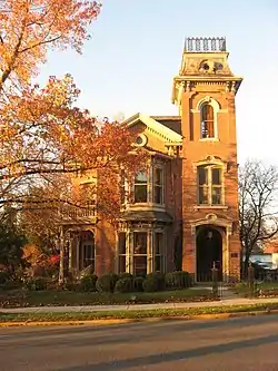 James Ball House, Gable-front/Greek Revival/Italianate, 1862 (O)