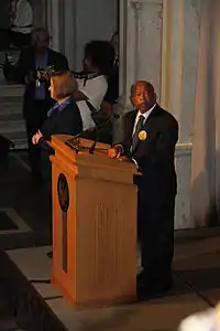 Image 10John Lewis speaking in the Great Hall of the Library of Congress on the 50th anniversary, August 28, 2013 (from March on Washington for Jobs and Freedom)