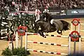 John Whitaker and Argento jumping at Olympia 2017
